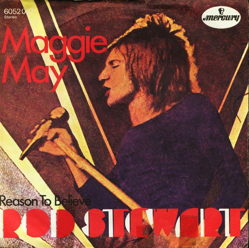 Rod Stewart - Maggie May record cover