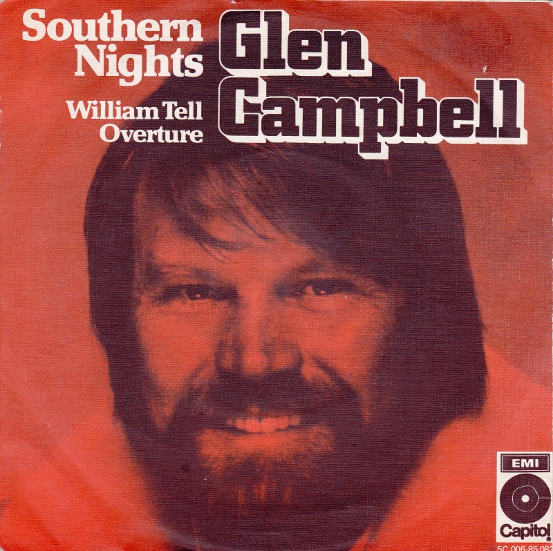 SOUTHERN NIGHTS - Glen Campbell record cover