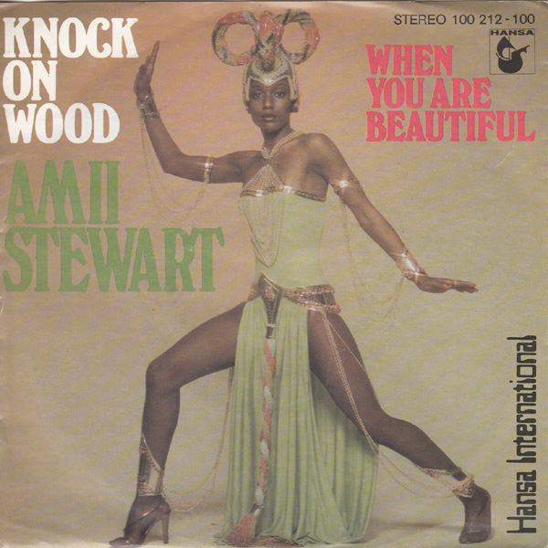 KNOCK ON WOOD - Amii Stewart record cover