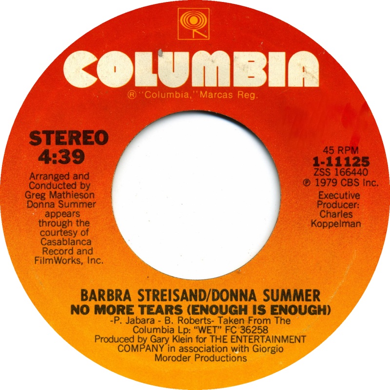 donna-summer-and-barbra-streisand-no-more-tears-enough-is-enough-columbia