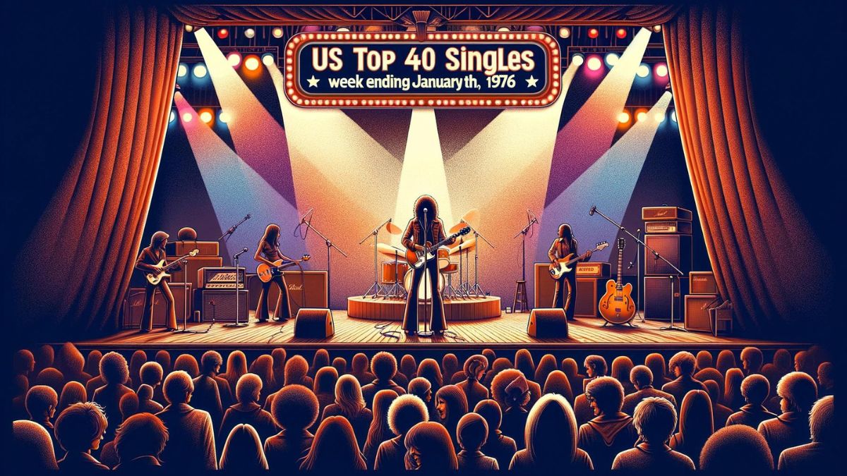 US Top 40 Singles Week Ending 24th January, 1976