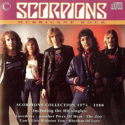 Scorpions Hurricane Rock record cover