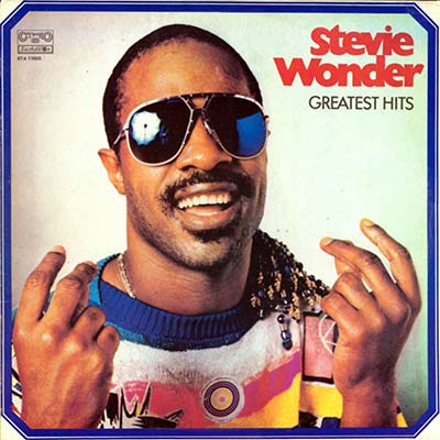 Stevie Wonder Greatest Hits record cover 1985