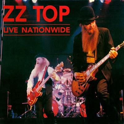 ZZ Top Live Nationwide record cover