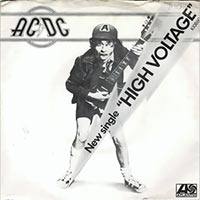 AC/DC - High Voltage record cover 1975