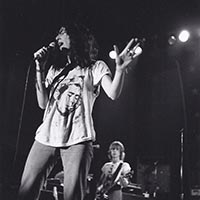 Patti Smith performing at Cornell University, 1978